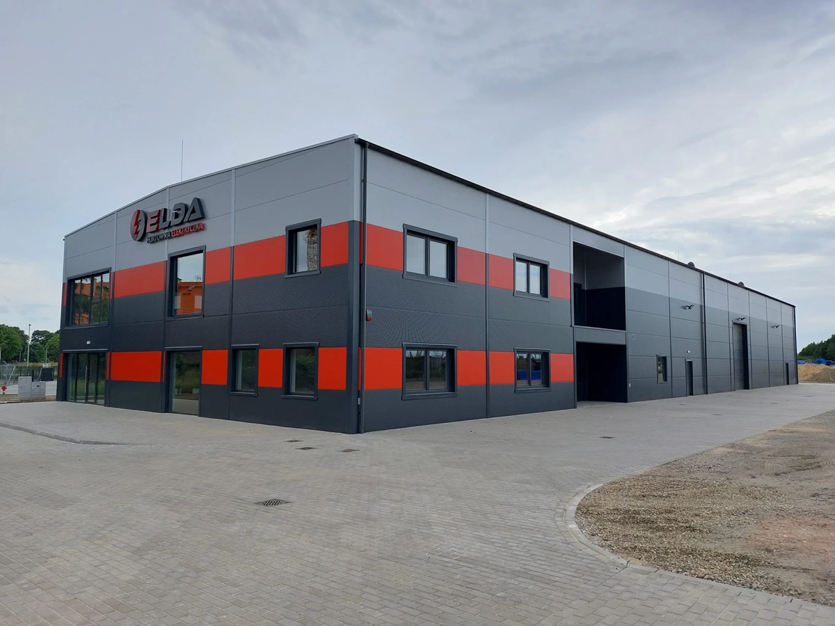 Budowa hali magazynowej z częścią handlowo – biurową „ELDA” w Szczecinie